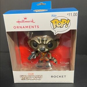 Hallmark Funko Pop Rocket Raccoon Ornament